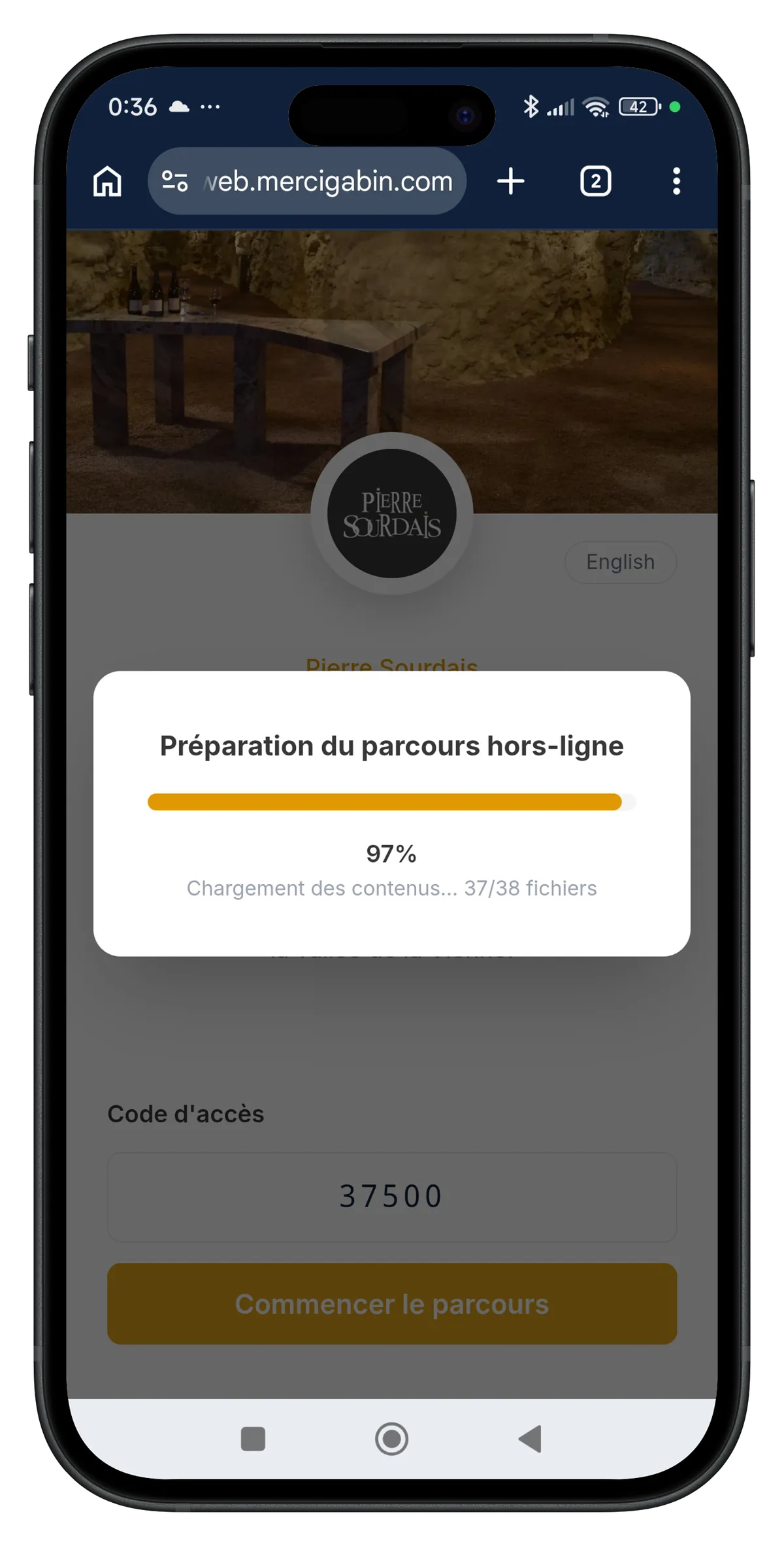 Les contenus se téléchargent en amont pour fonctionner sans réseau. Vous assurez une visite continue, sans coupure ni frustration.